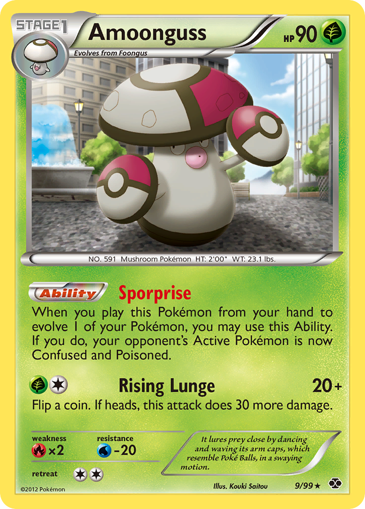 Amoonguss (9/99) [Black & White: Next Destinies] | Silver Goblin