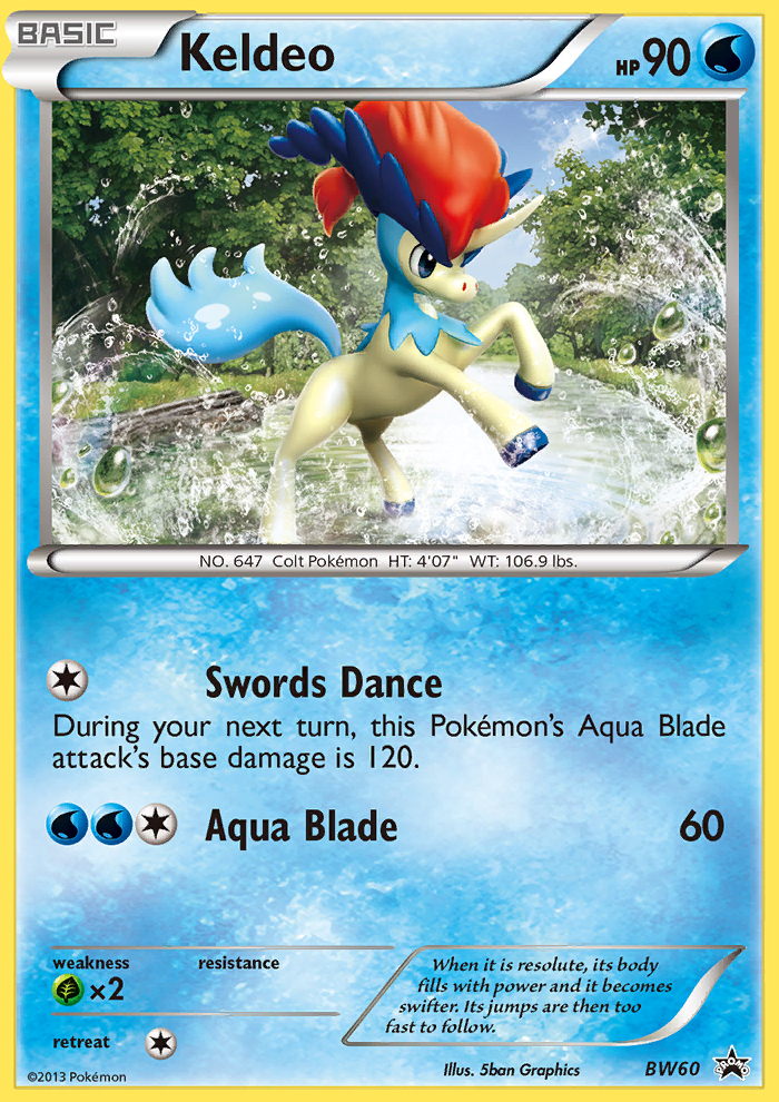 Keldeo (BW60) [Black & White: Black Star Promos] | Silver Goblin