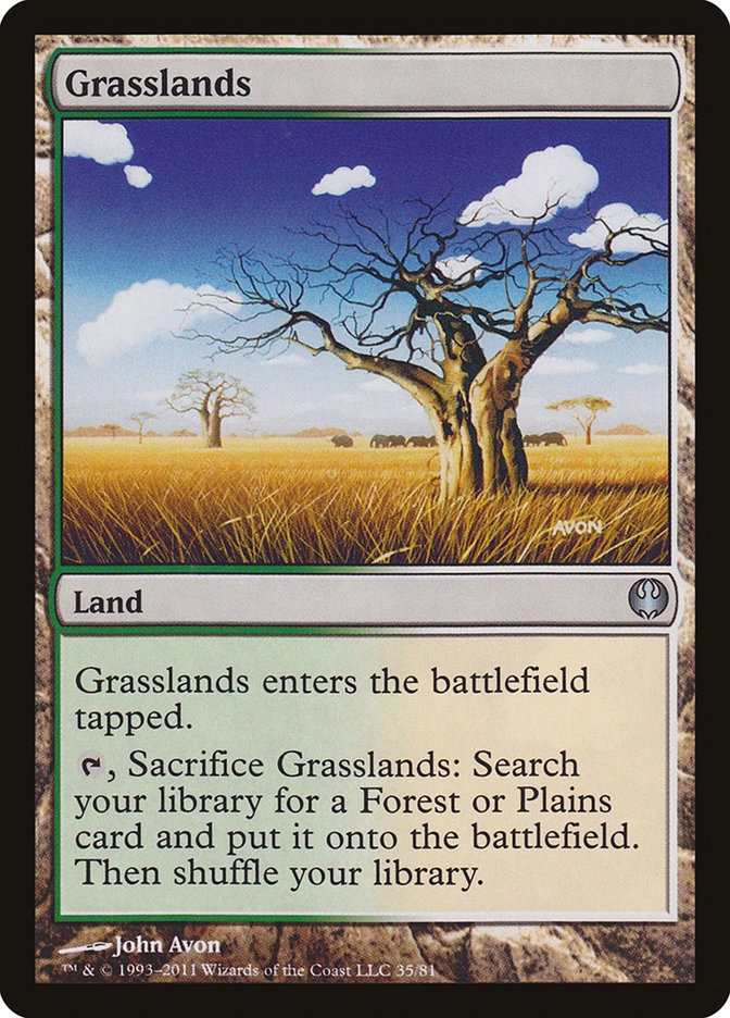 Grasslands [Duel Decks: Knights vs. Dragons] | Silver Goblin