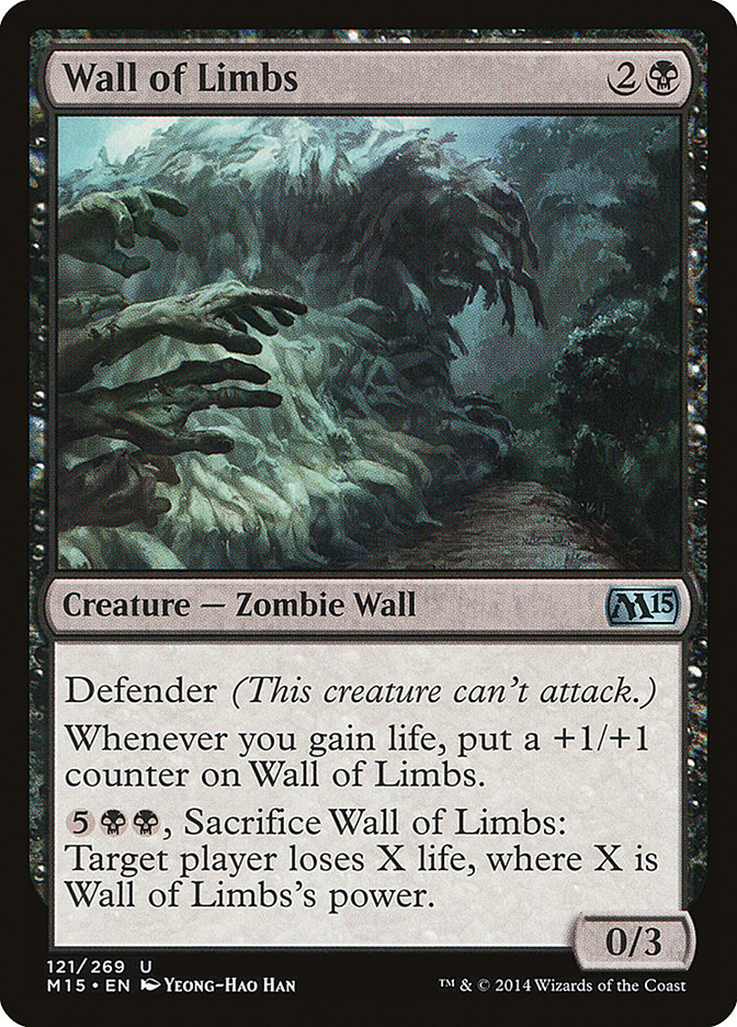 Wall of Limbs [Magic 2015] | Silver Goblin