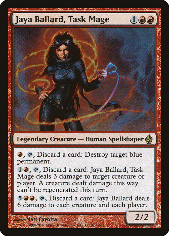 Jaya Ballard, Task Mage [Premium Deck Series: Fire and Lightning] | Silver Goblin