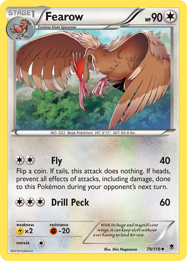 Fearow (79/119) [XY: Phantom Forces] | Silver Goblin