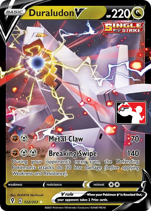Duraludon V (122/203) [Prize Pack Series One] | Silver Goblin