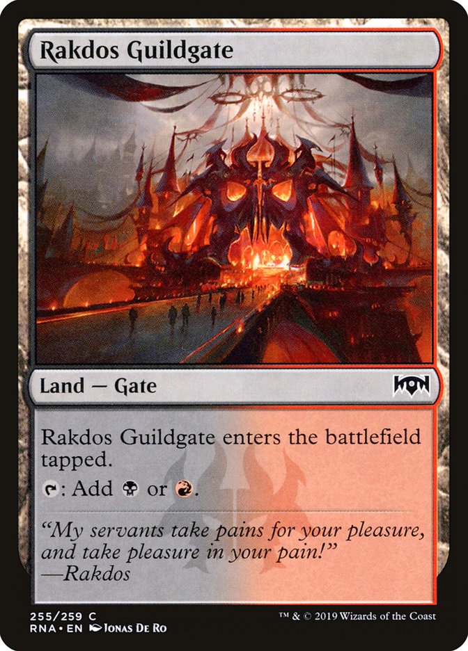Rakdos Guildgate (255/259) [Ravnica Allegiance] | Silver Goblin