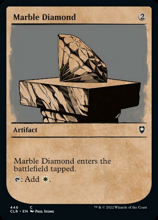 Marble Diamond (Showcase) [Commander Legends: Battle for Baldur's Gate] | Silver Goblin