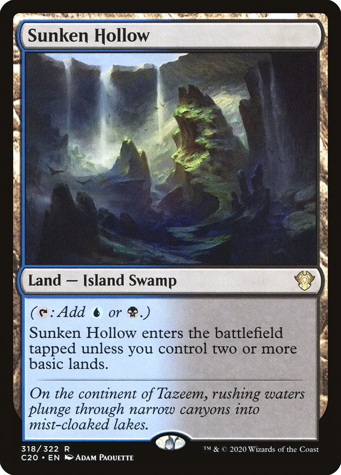 Sunken Hollow [Commander 2020] | Silver Goblin