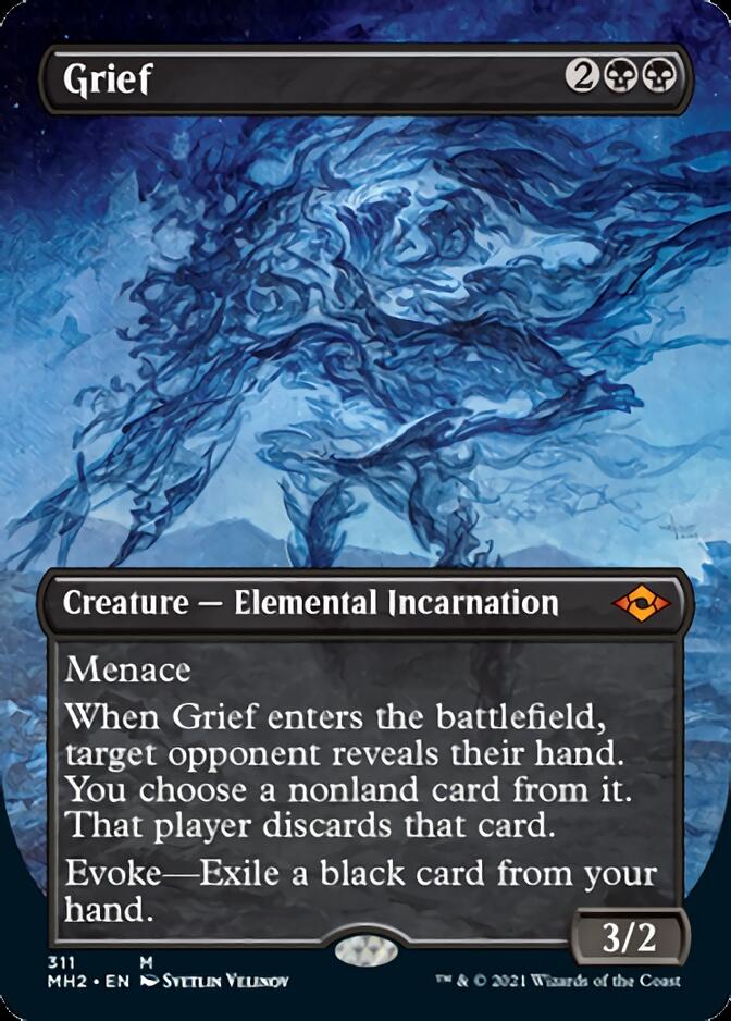 Grief (Borderless Alternate Art) [Modern Horizons 2] | Silver Goblin
