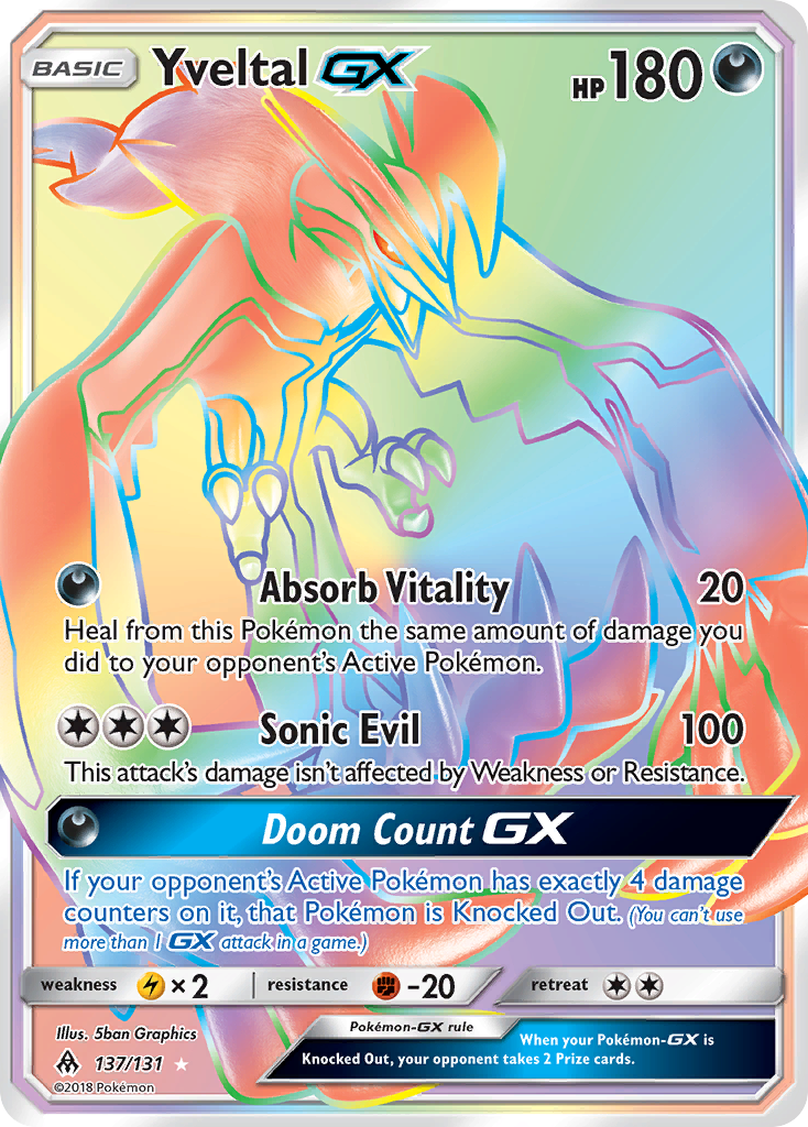 Yveltal GX (137/131) [Sun & Moon: Forbidden Light] | Silver Goblin