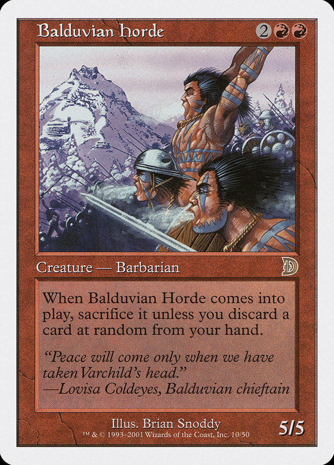 Balduvian Horde [Deckmasters] | Silver Goblin