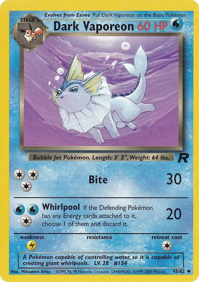 Dark Vaporeon (45/82) [Team Rocket Unlimited] | Silver Goblin