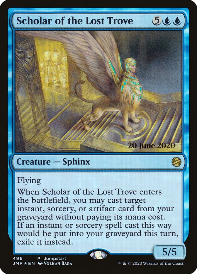 Scholar of the Lost Trove (Prerelease) [Jumpstart] | Silver Goblin