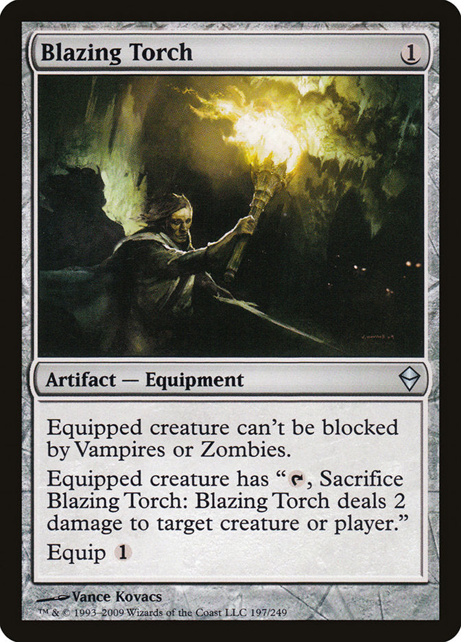 Blazing Torch [Zendikar] | Silver Goblin