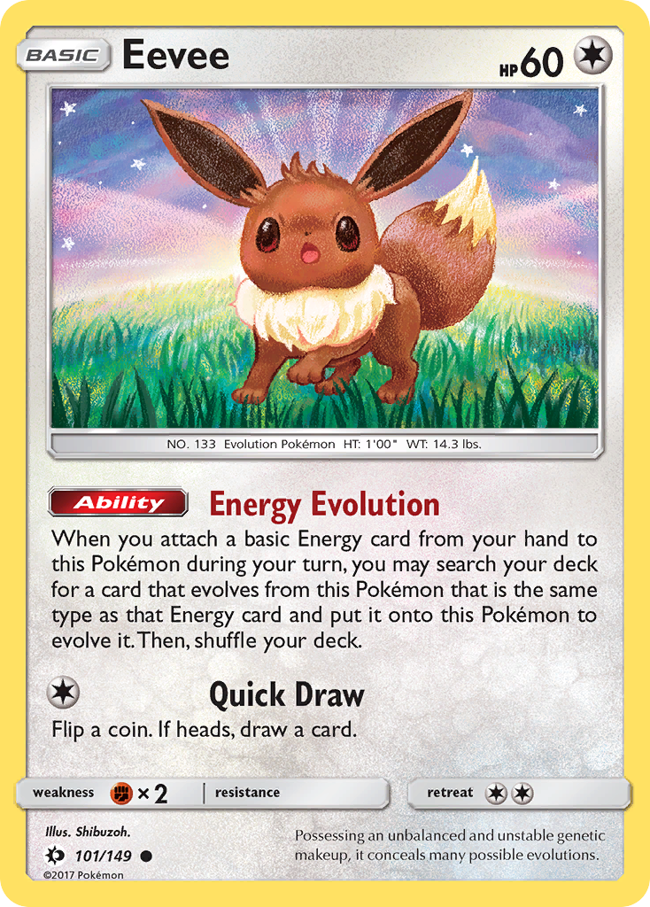 Eevee (101/149) [Sun & Moon: Base Set] | Silver Goblin