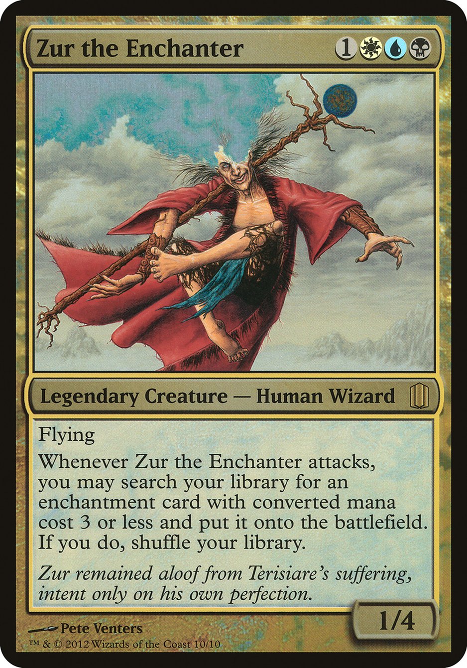 Zur the Enchanter (Oversized) [Commander's Arsenal Oversized] | Silver Goblin