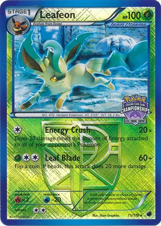 Leafeon (11/116) (States Championship Promo) [Black & White: Plasma Freeze] | Silver Goblin