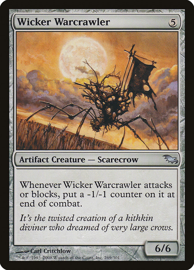Wicker Warcrawler [Shadowmoor] | Silver Goblin