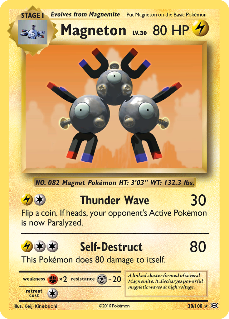 Magneton (38/108) [XY: Evolutions] | Silver Goblin