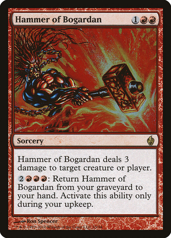 Hammer of Bogardan [Premium Deck Series: Fire and Lightning] | Silver Goblin