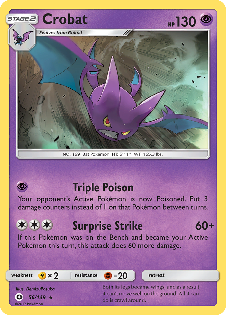 Crobat (56/149) [Sun & Moon: Base Set] | Silver Goblin