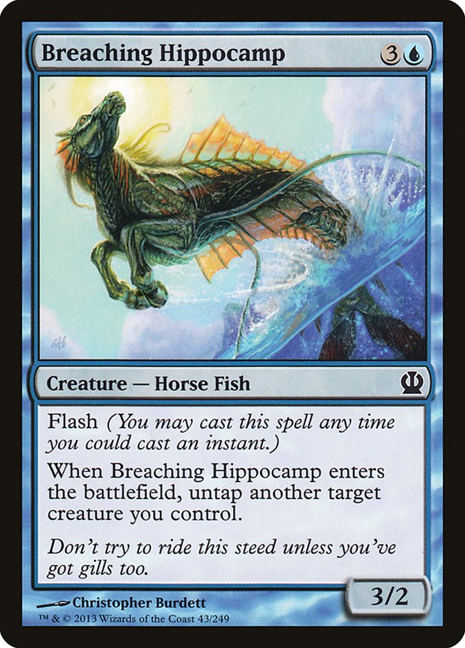 Breaching Hippocamp [Theros] | Silver Goblin