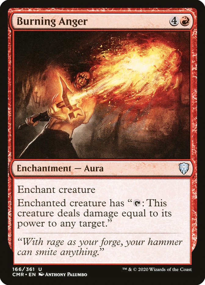 Burning Anger [Commander Legends] | Silver Goblin