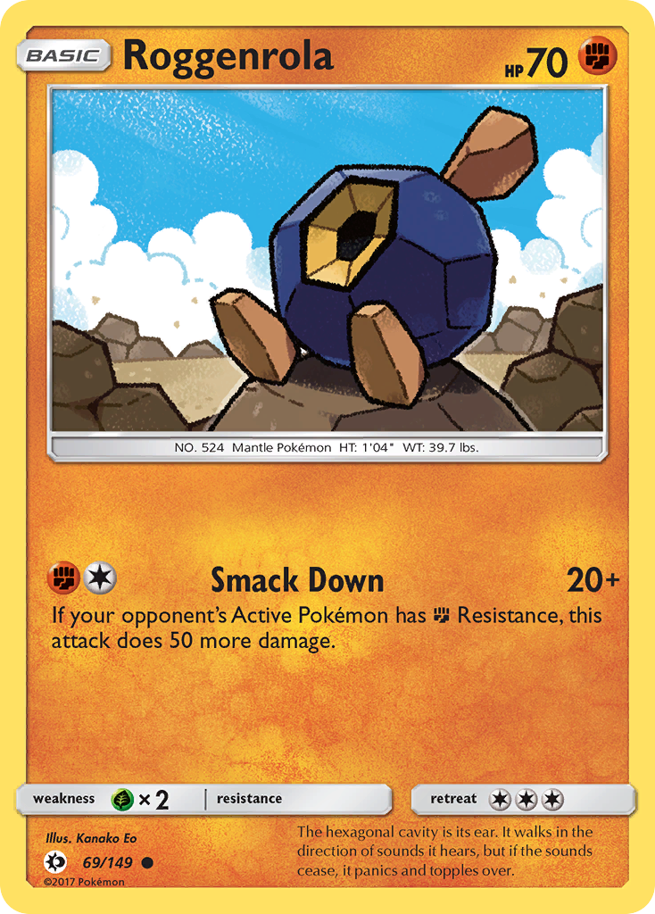 Roggenrola (69/149) [Sun & Moon: Base Set] | Silver Goblin