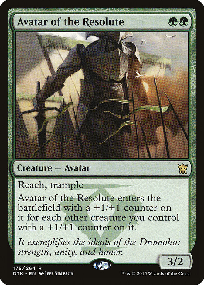 Avatar of the Resolute [Dragons of Tarkir] | Silver Goblin