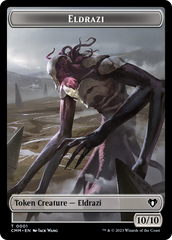 Eldrazi // Knight Double-Sided Token [Commander Masters Tokens] | Silver Goblin