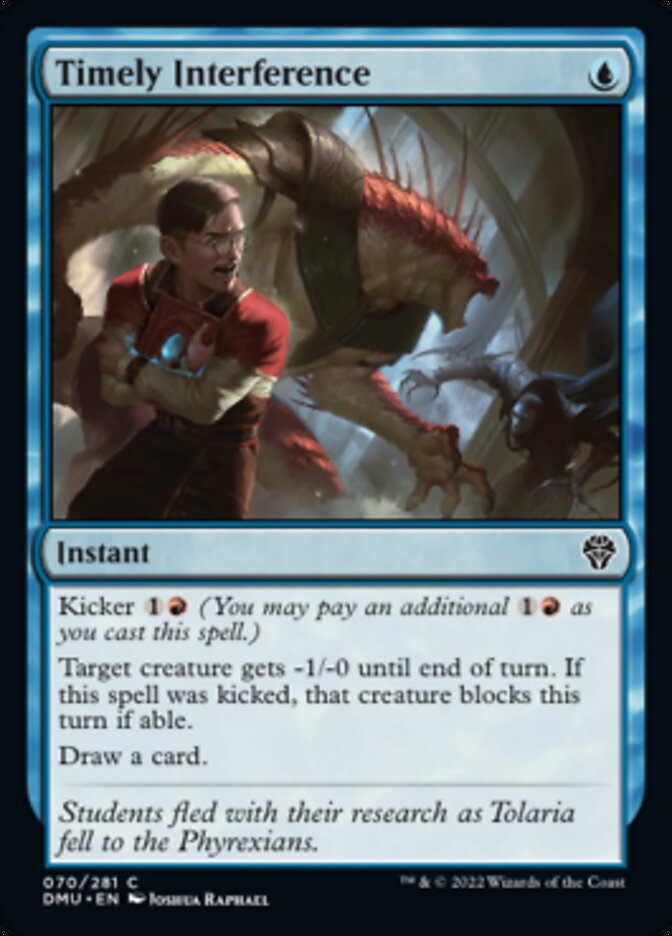 Timely Interference [Dominaria United] | Silver Goblin