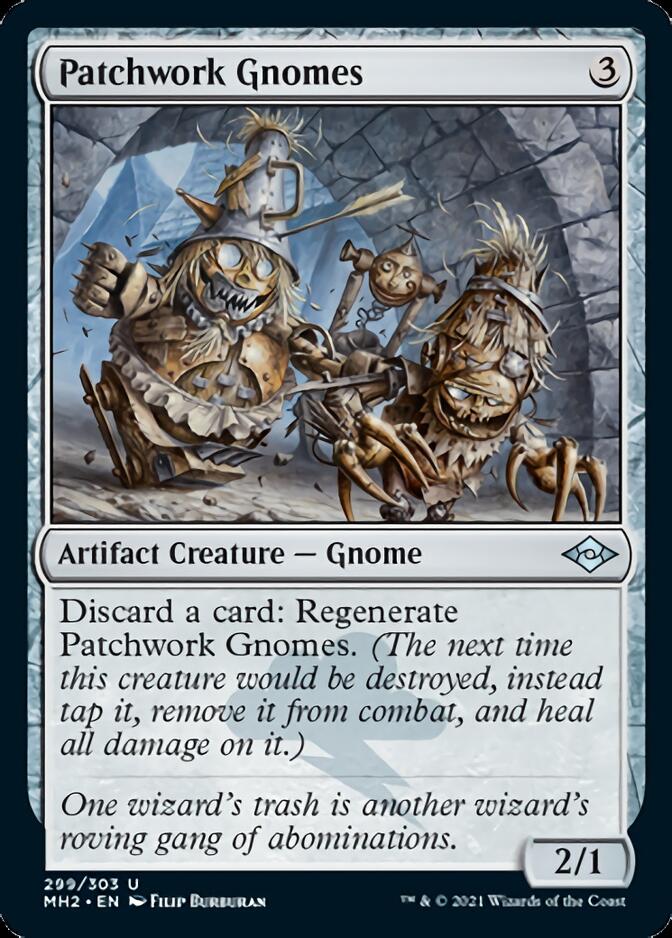 Patchwork Gnomes (Foil Etched) [Modern Horizons 2] | Silver Goblin
