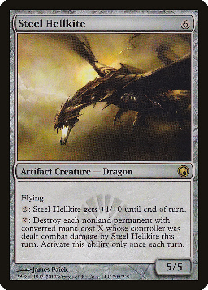 Steel Hellkite [Scars of Mirrodin] | Silver Goblin