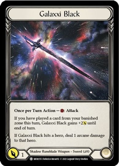 Boltyn // Galaxxi Black [MON030 // MON155] (Monarch Unlimited)  Unlimited Normal | Silver Goblin