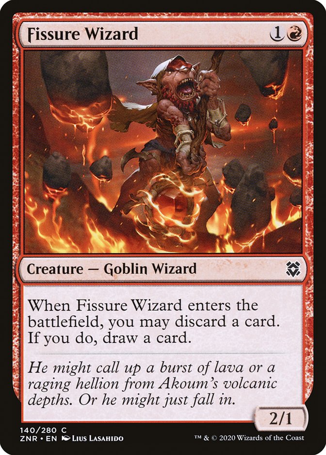 Fissure Wizard [Zendikar Rising] | Silver Goblin