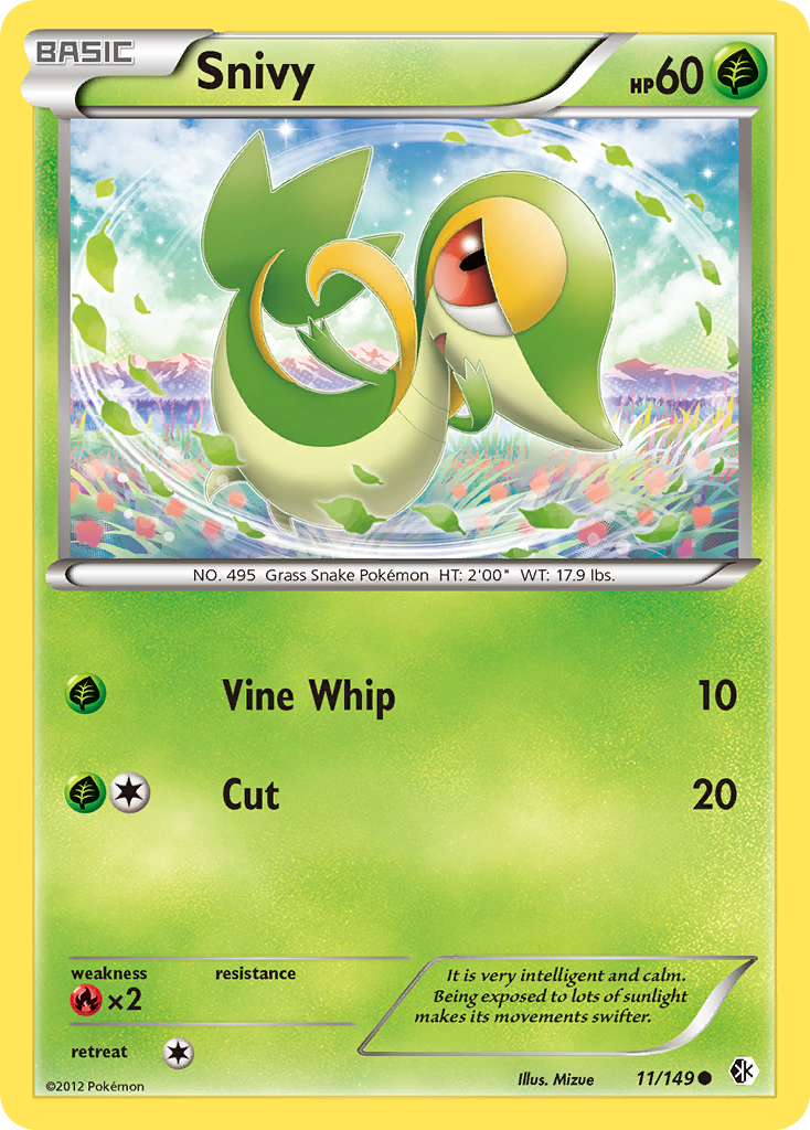 Snivy (11/149) [Black & White: Boundaries Crossed] | Silver Goblin