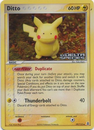 Ditto (39/113) (Stamped) [EX: Delta Species] | Silver Goblin