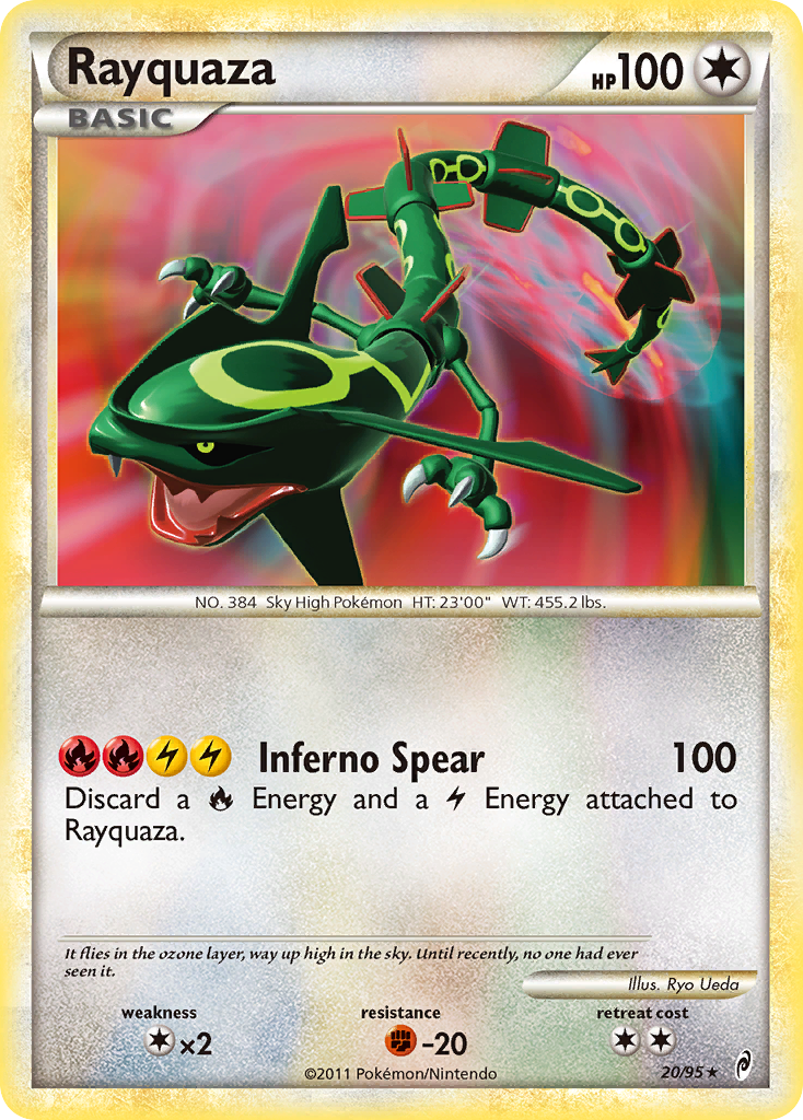 Rayquaza (20/95) [HeartGold & SoulSilver: Call of Legends] | Silver Goblin