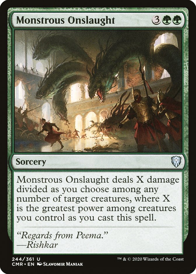 Monstrous Onslaught [Commander Legends] | Silver Goblin