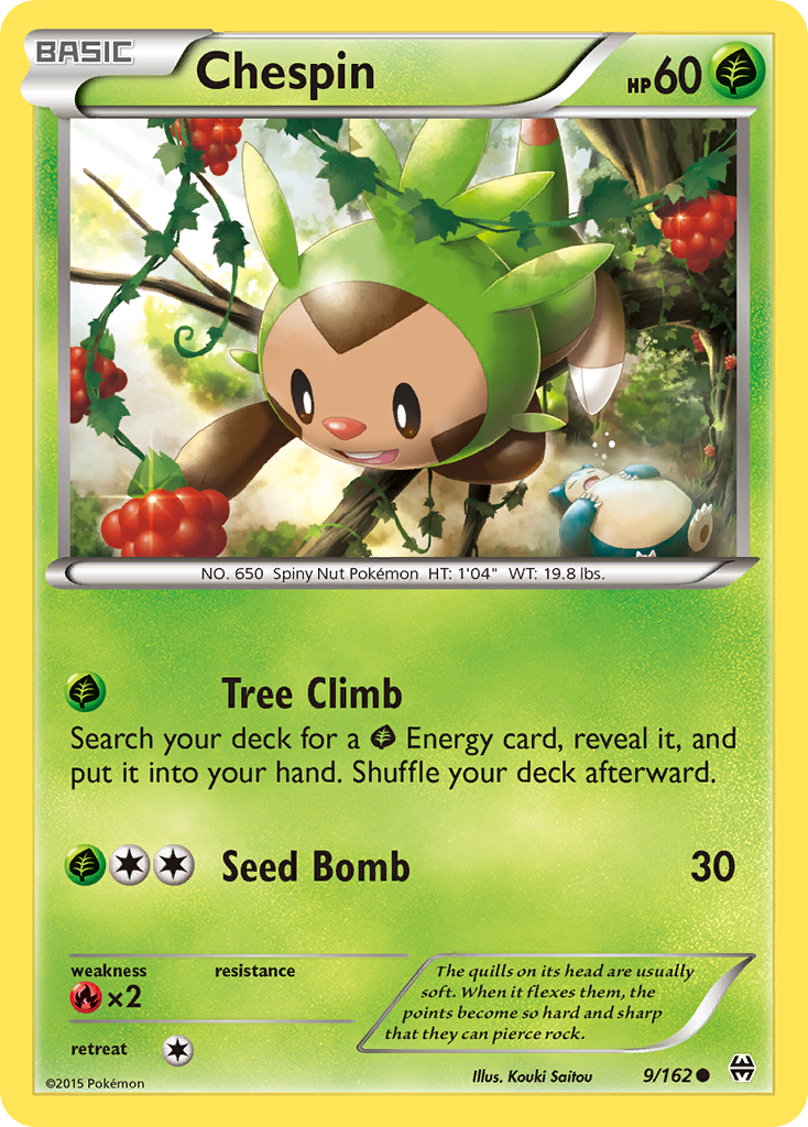 Chespin (9/162) [XY: BREAKthrough] | Silver Goblin