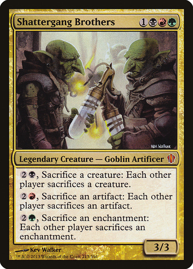 Shattergang Brothers [Commander 2013] | Silver Goblin