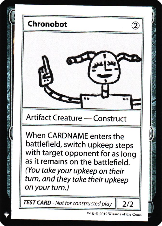 Chronobot [Mystery Booster Playtest Cards] | Silver Goblin