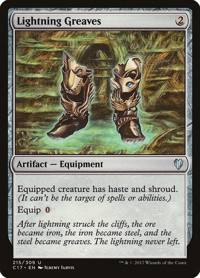 Lightning Greaves [Commander 2017] | Silver Goblin