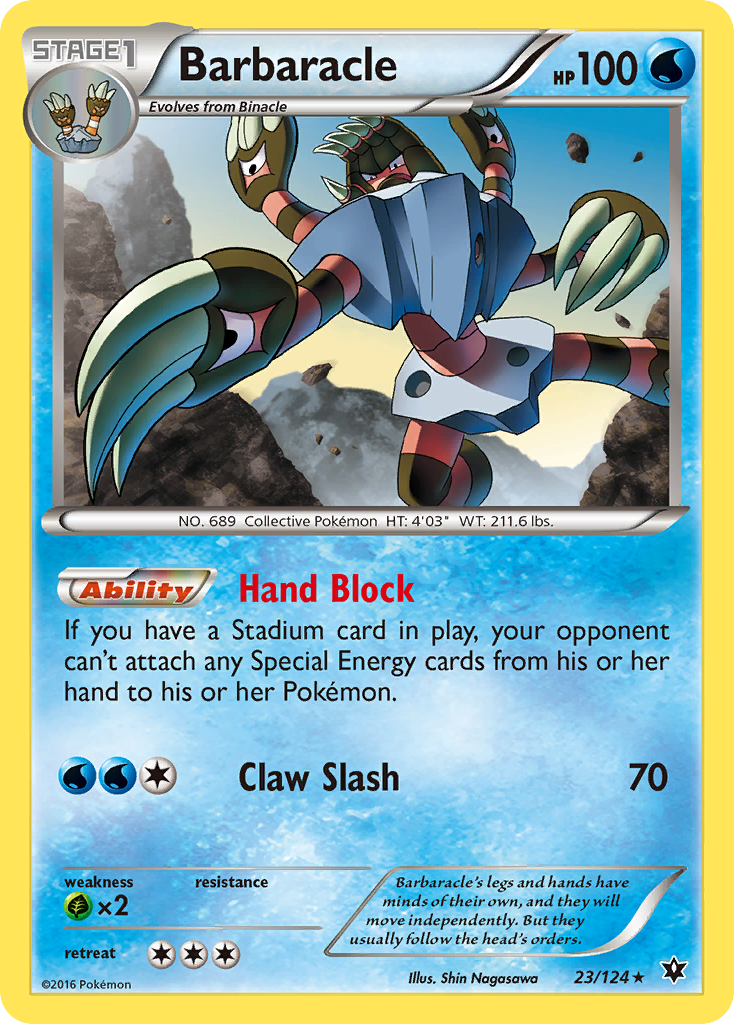 Barbaracle (23/124) [XY: Fates Collide] | Silver Goblin