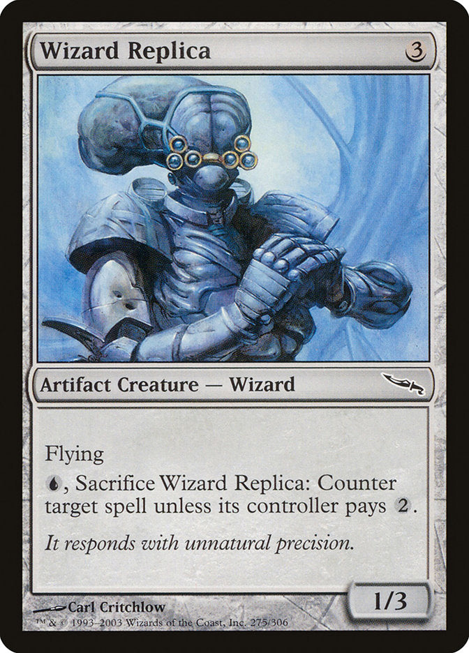 Wizard Replica [Mirrodin] | Silver Goblin