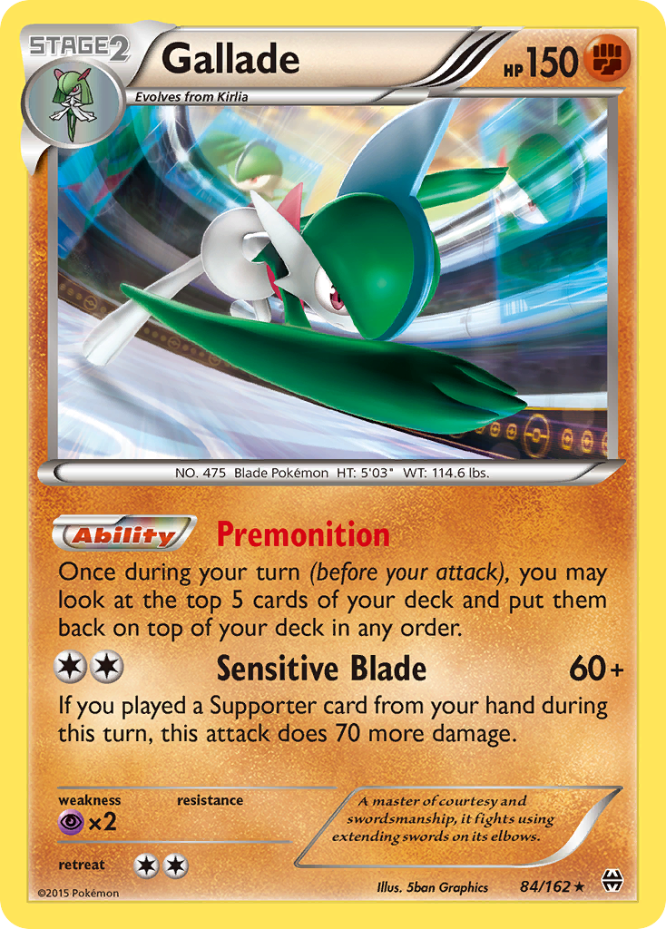 Gallade (84/162) [XY: BREAKthrough] | Silver Goblin