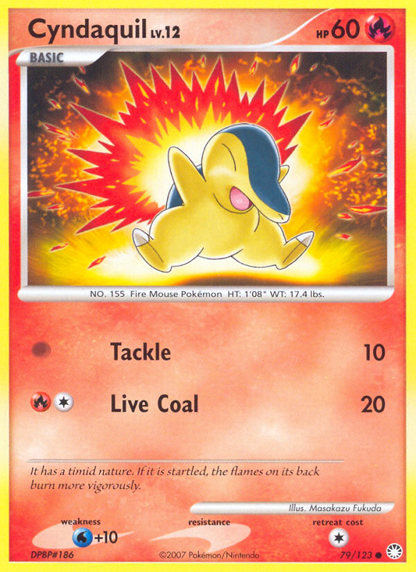 Cyndaquil (79/123) [Diamond & Pearl: Mysterious Treasures] | Silver Goblin