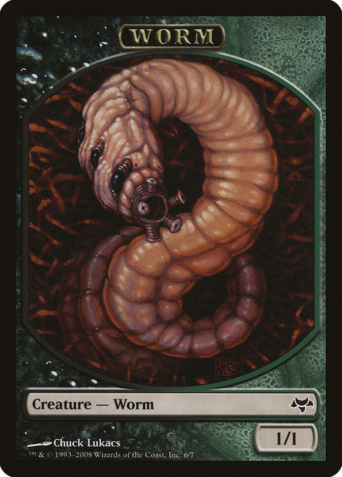 Worm Token [Eventide Tokens] | Silver Goblin