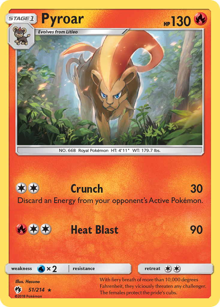 Pyroar (51/214) [Sun & Moon: Lost Thunder] | Silver Goblin