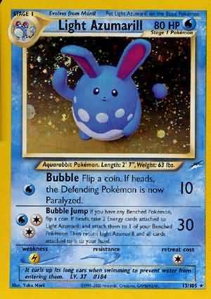 Light Azumarill (13/105) [Neo Destiny Unlimited] | Silver Goblin