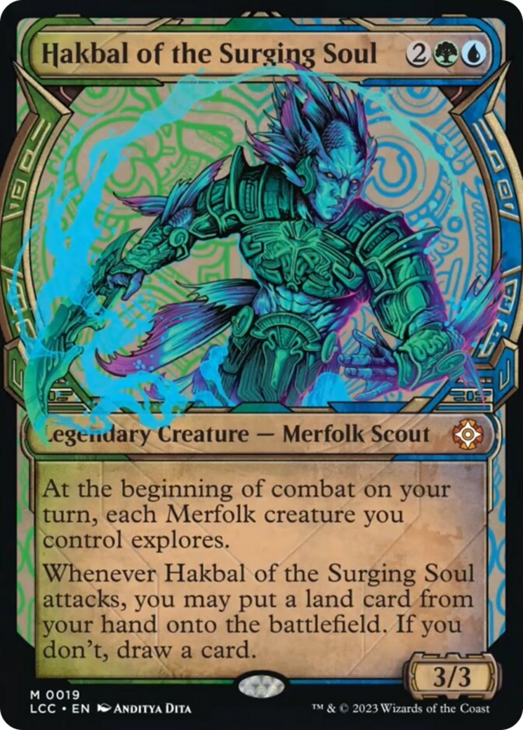 Hakbal of the Surging Soul (Showcase) [The Lost Caverns of Ixalan Commander] | Silver Goblin
