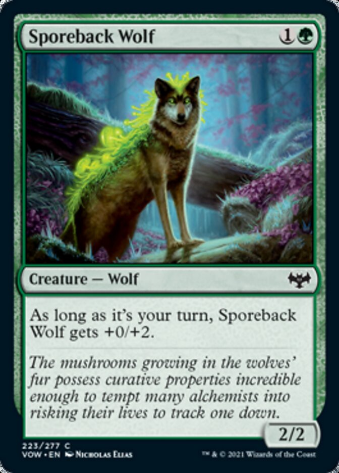 Sporeback Wolf [Innistrad: Crimson Vow] | Silver Goblin